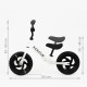 Bicicletă de echilibru, fără pedale, pentru copii, Bebego GORGO alb