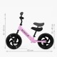 Bicicletă de echilibru, fără pedale, pentru fete, Bebego GORGO roz