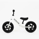 Bicicletă de echilibru, fără pedale, pentru copii, Bebego GORGO alb