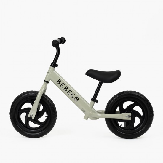 Bicicletă de echilibru, fără pedale, pentru copii, Bebego GORGO gri