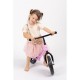 Bicicletă de echilibru, fără pedale, pentru fete, Bebego GORGO roz