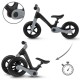 Bicicletă fără pedale Kidwell FLEX, pliabilă, negru/gri