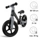 Bicicletă fără pedale Kidwell FLEX, pliabilă, negru/gri