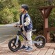 Bicicletă fără pedale Kidwell FLEX, pliabilă, negru/gri