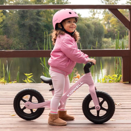 Bicicletă fără pedale Kidwell FLEX, pliabilă, roz
