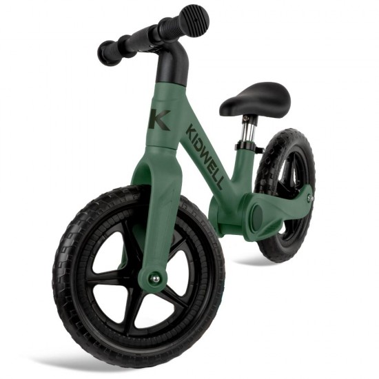 Bicicletă fără pedale Kidwell FLEX, pliabilă, verde