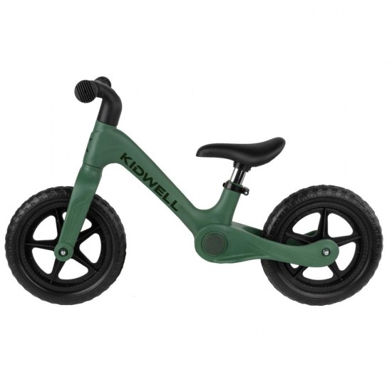 Bicicletă fără pedale Kidwell FLEX, pliabilă, verde