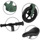 Bicicletă fără pedale Kidwell FLEX, pliabilă, verde