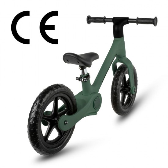 Bicicletă fără pedale Kidwell FLEX, pliabilă, verde