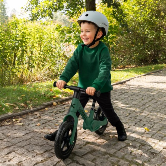 Bicicletă fără pedale Kidwell FLEX, pliabilă, verde