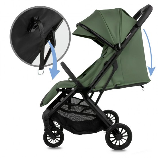 Cărucior sport pliabil Kidwell AURO – Frosty Green, până la 22 kg