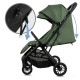 Cărucior sport pliabil Kidwell AURO – Frosty Green, până la 22 kg