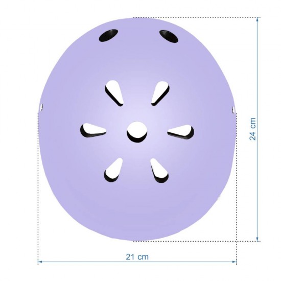 Cască de protecție copii ORIX Plus, mov – Mărimea S