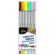Finelinere Kidea, 6 culori Neon