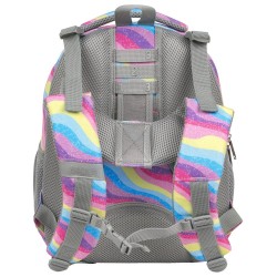 Ghiozdan copii „Grow with me” - BackUp, model rainbow waves