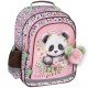 Ghiozdan fete cu 2 compartimente,  model PANDA(DREAM LITTLE ONE), Derform