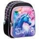 Ghiozdan fete grădiniță cu două compartimente, model Born to be Unicorn