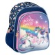 Ghiozdan fete grădiniță cu două compartimente, model UNICORN - Derform