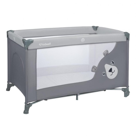 Kidwell BLISSY BASIC Stone Gray – pătuț de călătorie pliabil