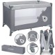 Kidwell BLISSY BASIC Stone Gray – pătuț de călătorie pliabil