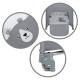 Kidwell BLISSY BASIC Stone Gray – pătuț de călătorie pliabil