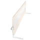 Protecție laterală pat, Cori Beige 150 cm, înălțime reglabilă 50-65 cm, cu plasă respirabilă și un buzunar