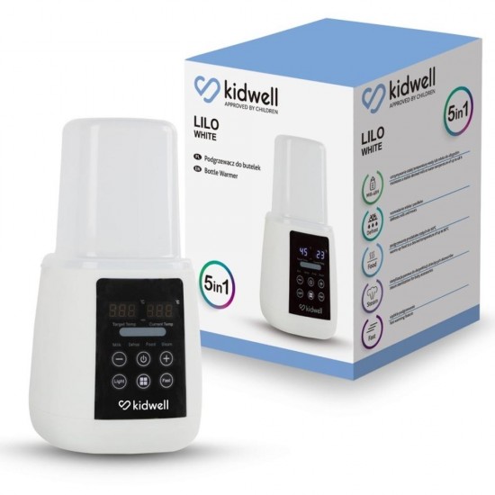 Kidwell LILO White – încălzitor de biberoane 5 în 1