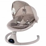 Kidwell LUVI Beige, balansoar electric și șezlong 2 în 1 pentru bebeluși, bej
