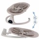 Kidwell LUVI Beige, balansoar electric și șezlong 2 în 1 pentru bebeluși, bej