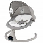 Kidwell LUVI Gray, balansoar electric și șezlong 2 în 1 pentru bebeluși, gri