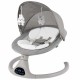 Kidwell LUVI Gray, balansoar electric și șezlong 2 în 1 pentru bebeluși, gri