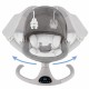 Kidwell LUVI Gray, balansoar electric și șezlong 2 în 1 pentru bebeluși, gri