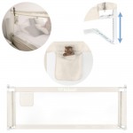 Bară de siguranță pentru pat TIVA Beige 160 cm