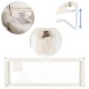 Bară de siguranță pentru pat TIVA Beige 160 cm