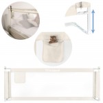 Bară de siguranță pentru pat TIVA Beige 180 cm