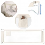Bară de siguranță pentru pat TIVA Beige 200 cm