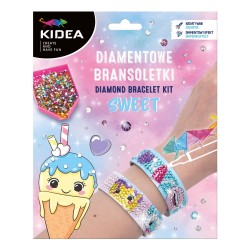 Kit kreativ brățări cu diamante - Sweet Kidea