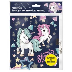 Jurnalul cu lacăt, vizibil pe întuneric – unicorn Shine