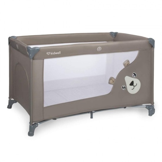 Pătuț bebe pliabil cu două nivele Kidwell Blissy Duo - culoarea bej