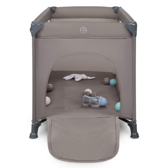 Pătuț bebe pliabil cu două nivele Kidwell Blissy Duo - culoarea bej