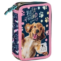 Penar copii echipat cu două compartimente pentru fete, model CĂȚEL(CLEO & FRANK)