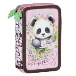 Penar copii echipat cu două compartimente pentru fete,  model PANDA(DREAM LITTLE ONE), Derform