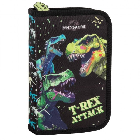 Penar echipat cu fermoar, model dinozauri,T-REX ATTACK - Derform