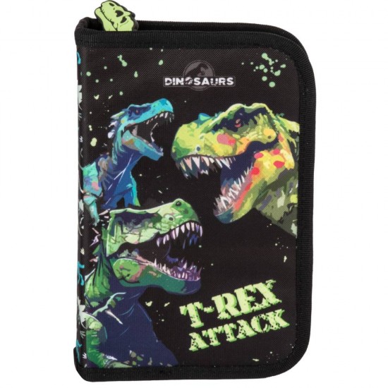 Penar echipat cu fermoar, model dinozauri,T-REX ATTACK - Derform