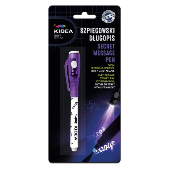 Pix spion cu cerneală invizibilă și lumină UV - Kidea
