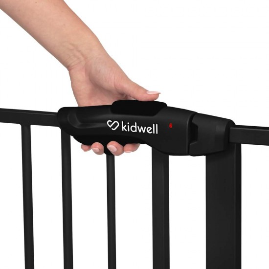 Poartă siguranță pentru copii,75-105 cm - Kidwell Guarda black