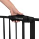 Poartă siguranță pentru copii,75-105 cm - Kidwell Guarda black