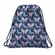 Rucsac tip sac cu șnur, fete model aquarell fluturi
