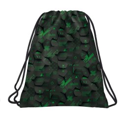 Rucsac tip sac cu șnur, model camuflaj verde mystic
