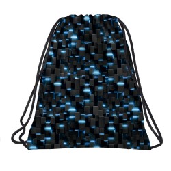 Rucsac tip sac cu șnur, model grafit